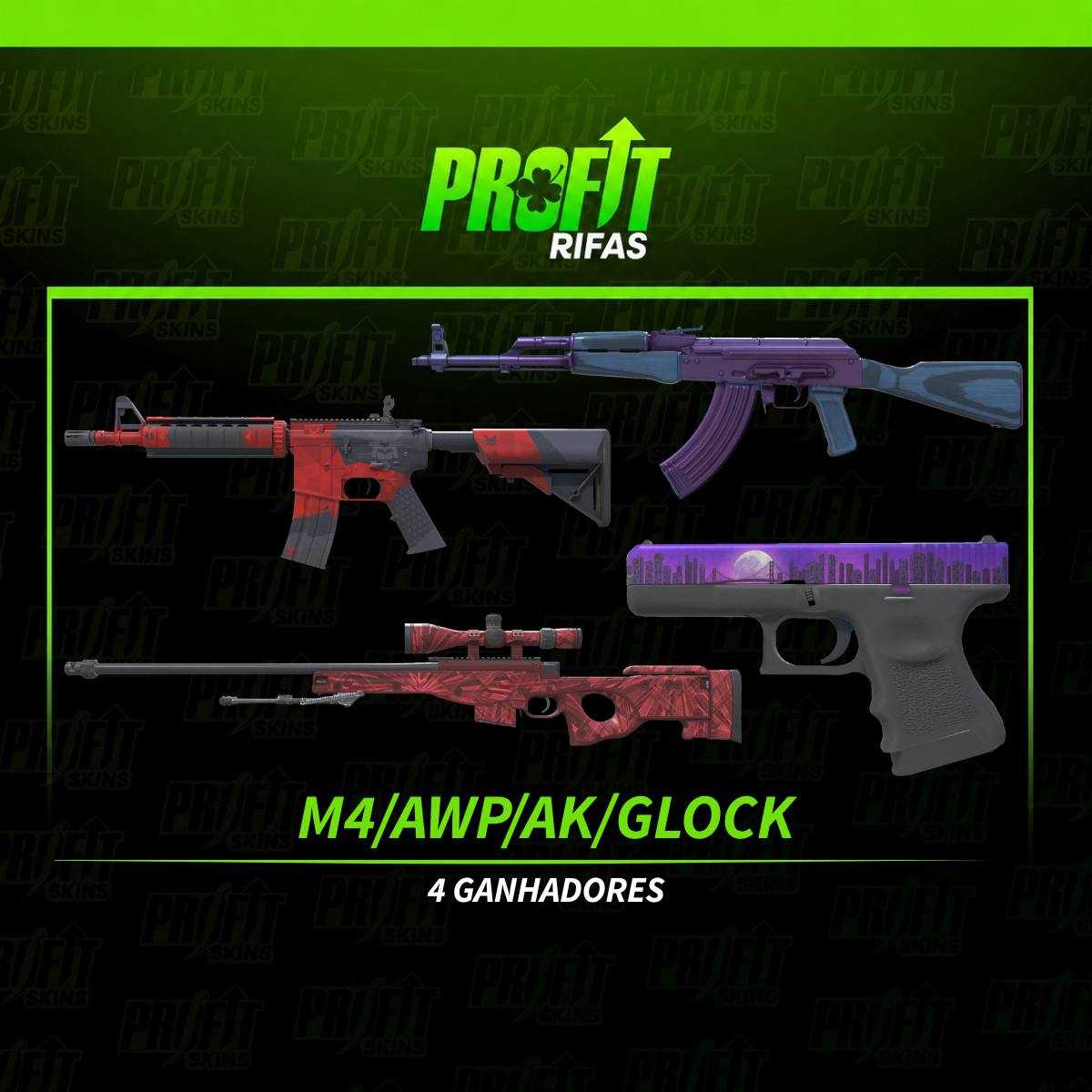 M4/AWP/AK/GLOCK🥇